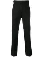 Stella Mccartney Side Buckle Skinny Trousers - Black