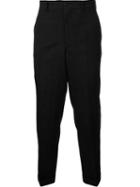 Comme Des Garçons Homme Plus Cropped Trousers, Men's, Size: Small, Black, Polyester/cupro/wool