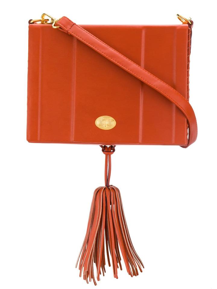 Zeus+dione Attiki Tassel Shoulder Bag - Orange