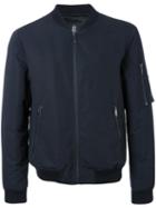Kent & Curwen Padded Bomber Jacket, Men's, Size: Xl, Black, Cotton/polyamide