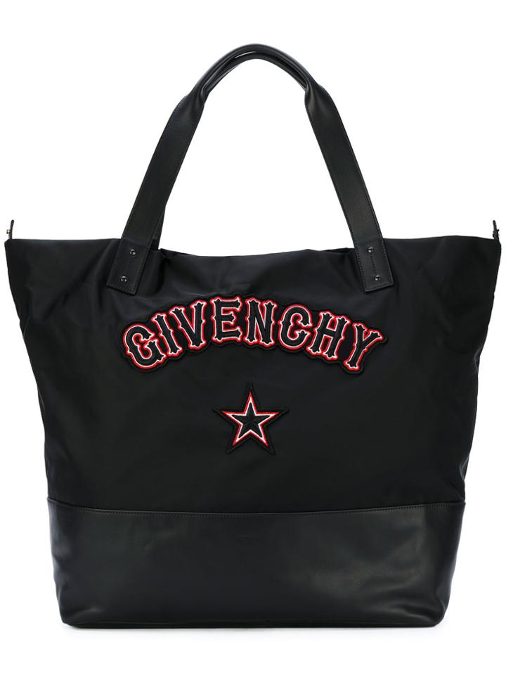 Givenchy Givenchy Gothic Patch Shoulder Bag - Black