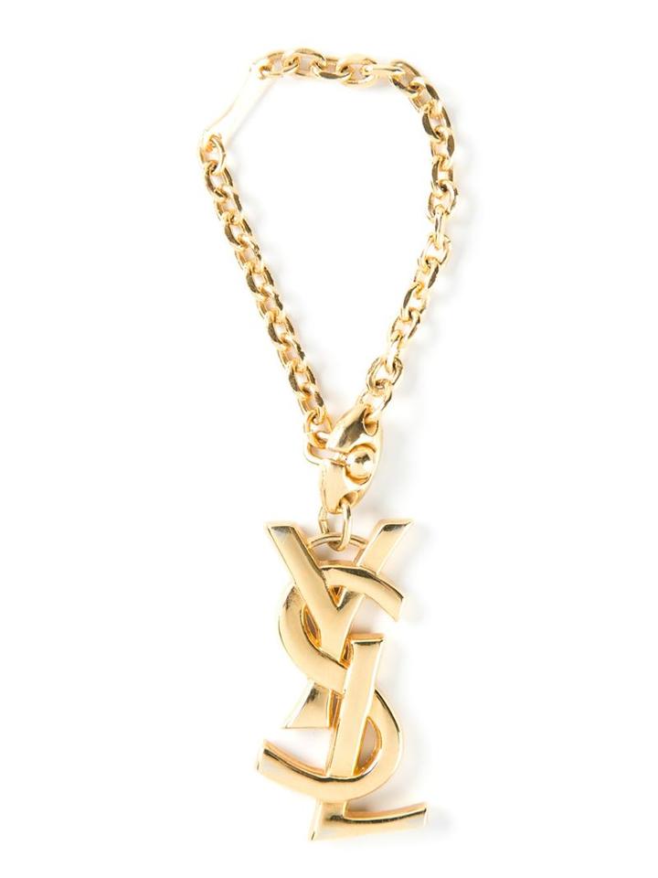 Yves Saint Laurent Vintage Logo Bracelet