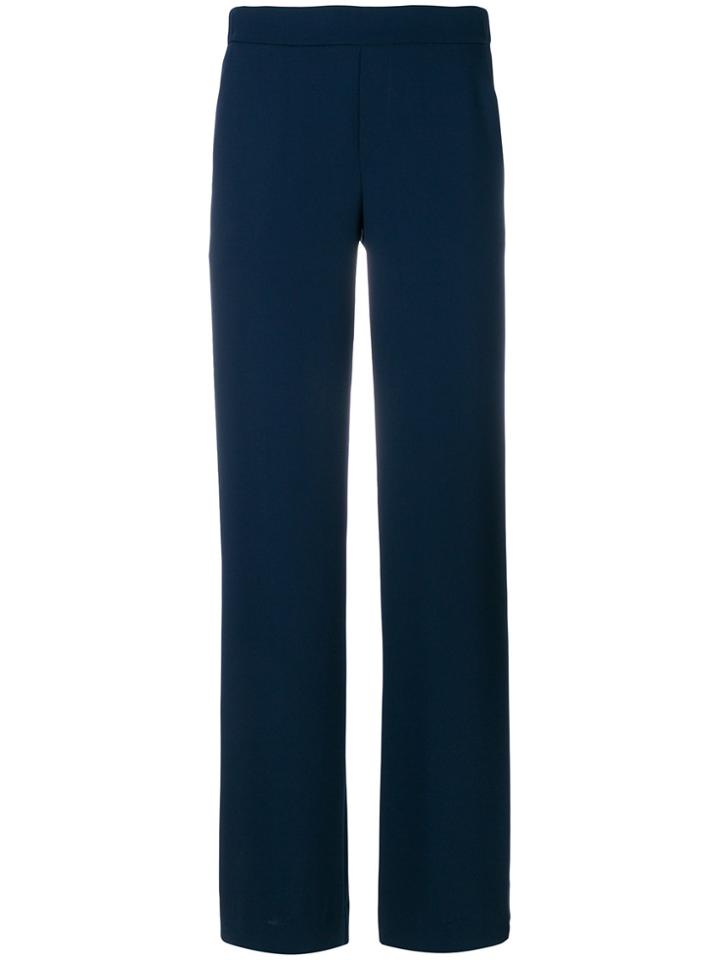 P.a.r.o.s.h. Wide Leg Tailored Trousers - Blue