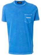 Dsquared2 Embroidered Logo T-shirt - Blue