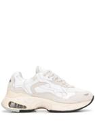 Premiata Lace-up Low-top Sneakers - White