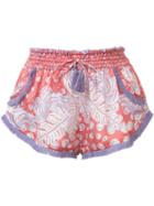 'lulu' Shorts, Women's, Size: Medium, Pink/purple, Silk, Poupette St Barth