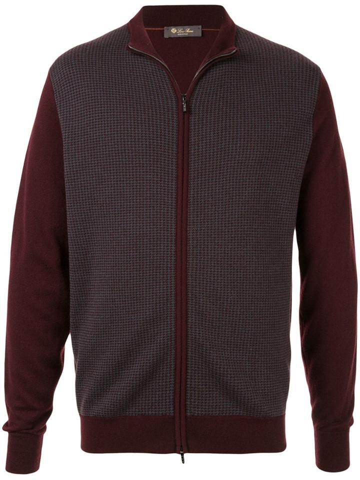 Loro Piana Cashmere Bomber Jacket - Red