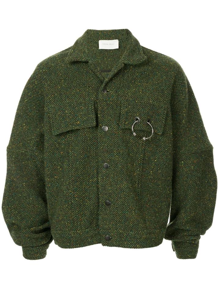 Strateas Carlucci Macro Pocket Jacket - Green
