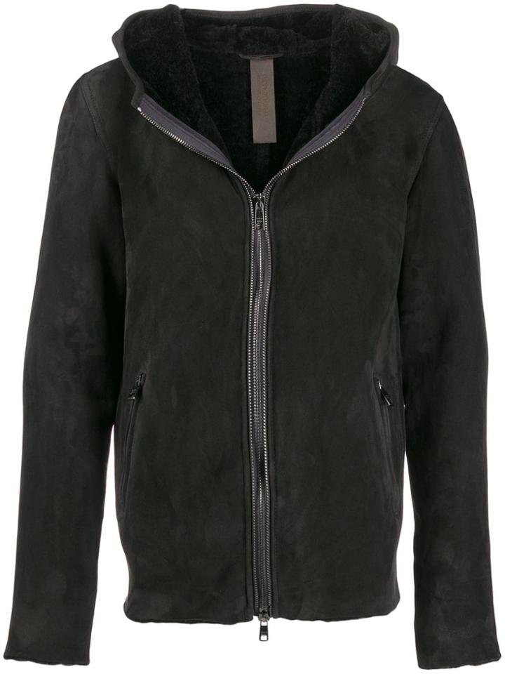 Giorgio Brato Dark Eagle Hooded Jacket - Black