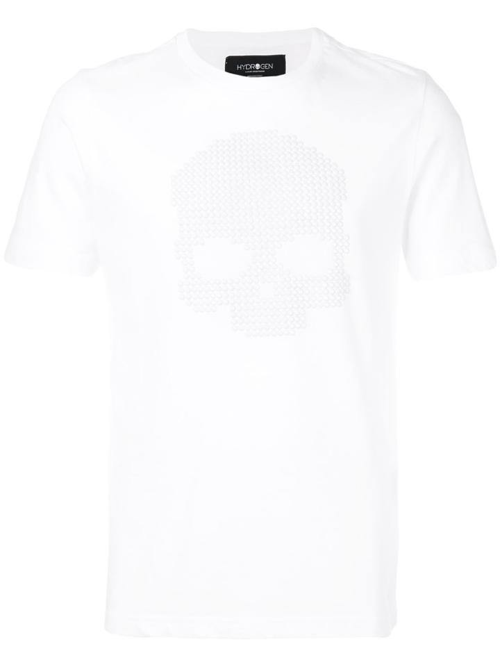 Hydrogen Studded Skull T-shirt - White