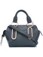 See By Chloé Small 'paige' Tote, Women's, Blue, Calf Leather