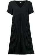 Kenzo Pleated T-shirt Dress - Black
