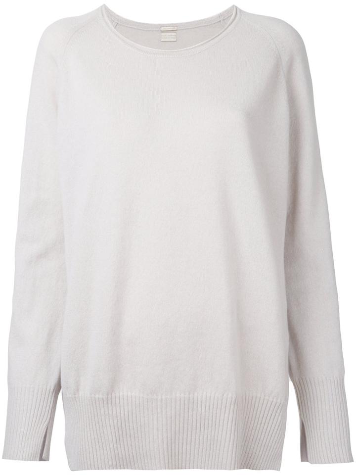 Massimo Alba Round Neck Jumper, Women's, Size: Small, Nude/neutrals, Cashmere