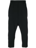Rick Owens - Cropped Trousers - Women - Spandex/elastane/cupro/virgin Wool - 42, Black, Spandex/elastane/cupro/virgin Wool