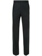 Gieves & Hawkes Pinstripe Skinny Trousers - Black