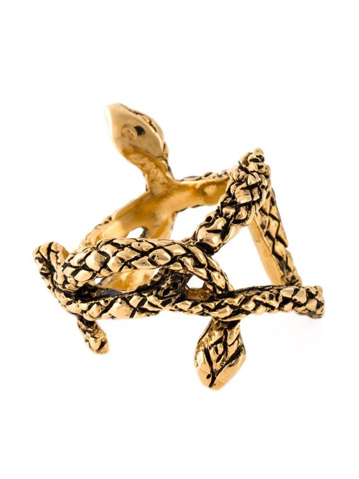 Saint Laurent 'serpent Monogram' Ring