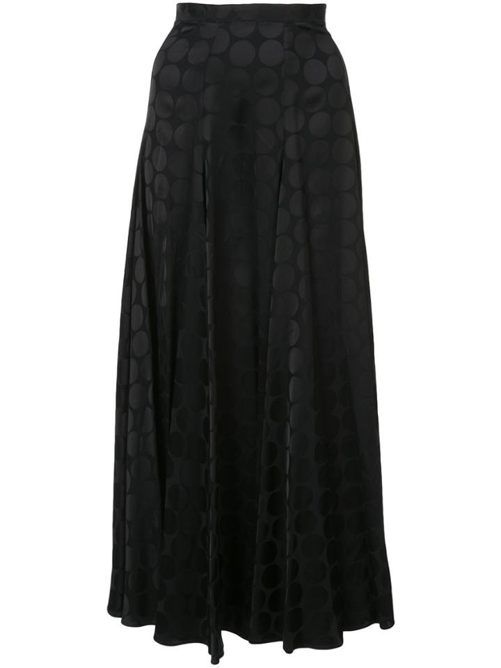 Co Tonal Dot Skirt - Black