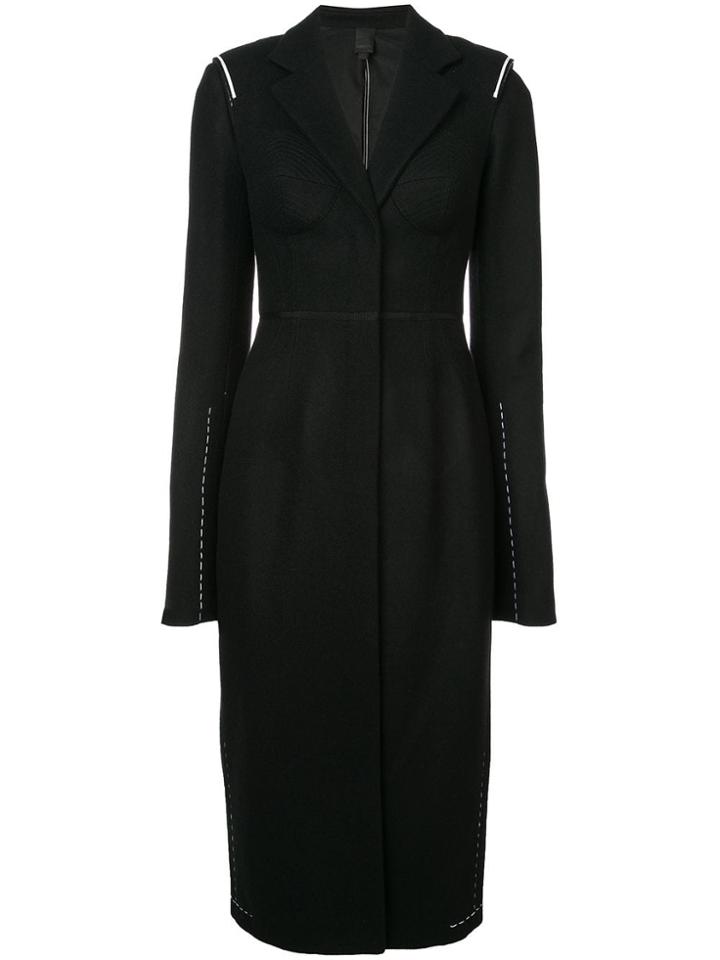 Vera Wang Structured Coat - Black