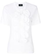 Simone Rocha Embellished Pearl Tulle T-shirt - White