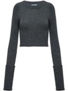 Prada Knitted Cashmere Jumper - Grey