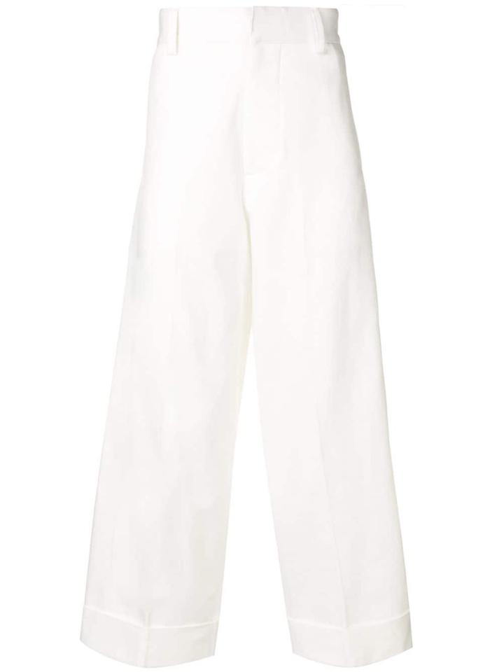 Alexander Mcqueen Wide Leg Trousers - White