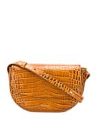 Frenzlauer Swing Crocodile Effect Crossbody Bag - Brown
