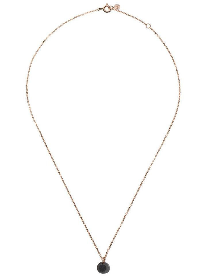 Raphaele Canot 18kt Rose Gold Set Free Black Diamond Necklace