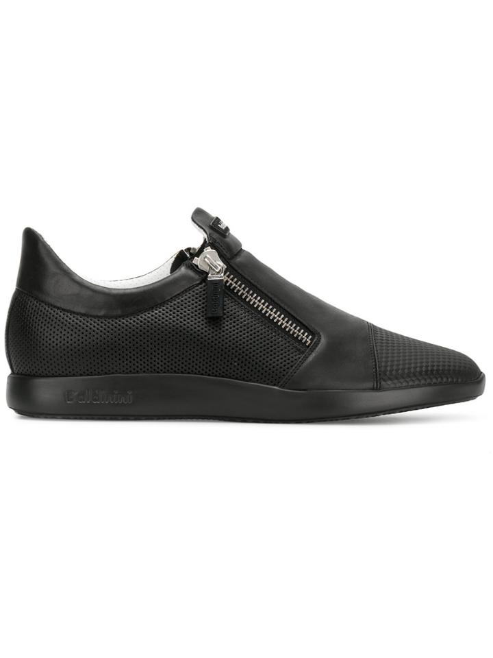 Baldinini Logo Zipped Sneakers - Black