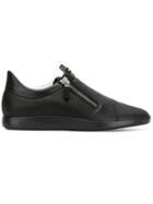 Baldinini Logo Zipped Sneakers - Black
