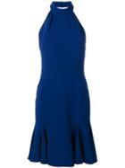 Stella Mccartney Halterneck Flutter Dress - Blue