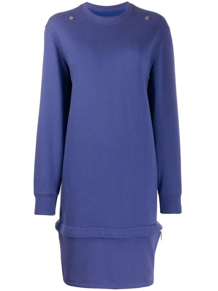 Zilver Layered Sweat Dress - Purple