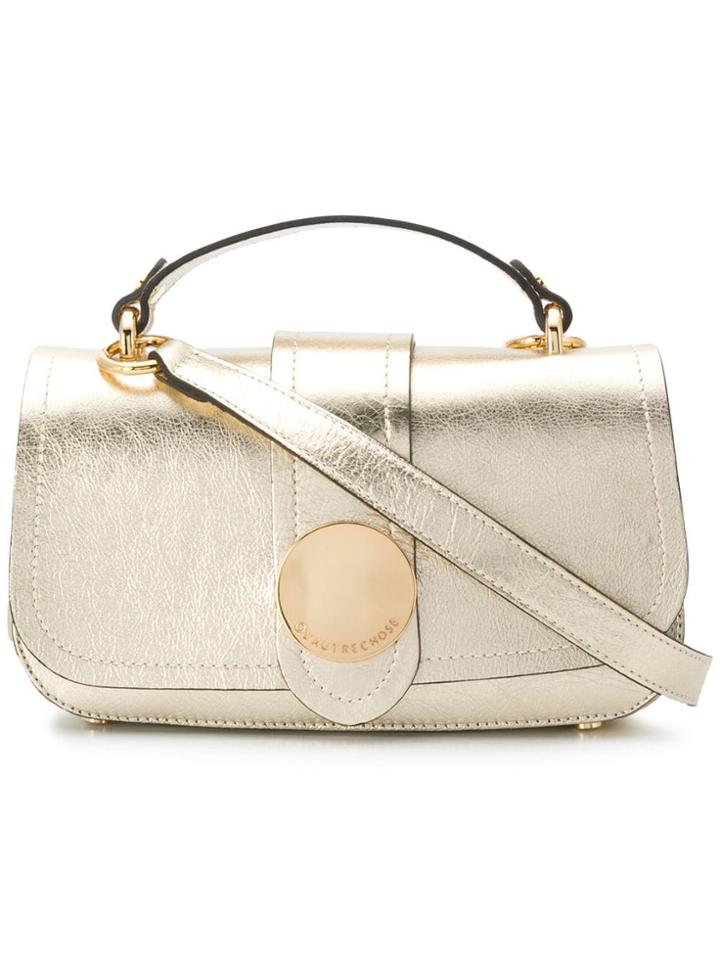 L'autre Chose Top Handle Mini Bag - Metallic