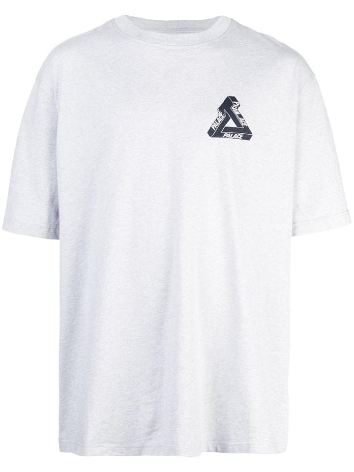 Palace Graphic Print T-shirt - Grey Marl