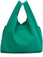 Mm6 Maison Margiela Large Triangle Tote, Women's, Green, Polyester/spandex/elastane/cotton