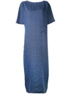 Eleventy Shift Maxi Dress - Blue