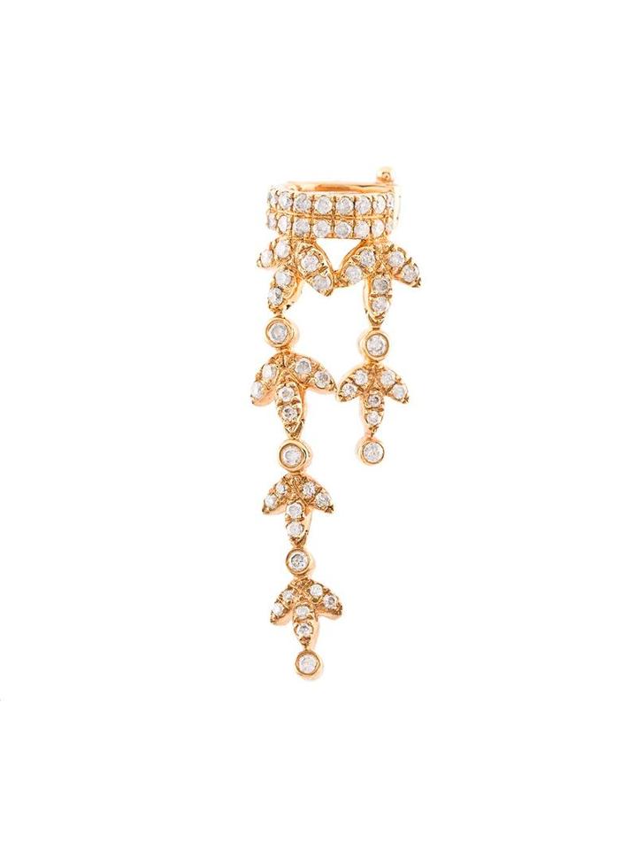 Yvonne Léon Dangly Cuff Diamond Earring, Women's, Metallic