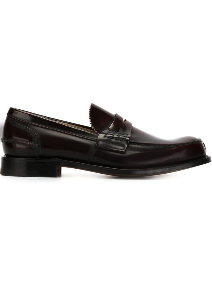 Church S Pembrey Loafers, Men's, Size: 7.5, Brown, Leather