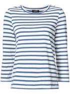 A.p.c. Three-quarters Sleeve Striped T-shirt - Blue