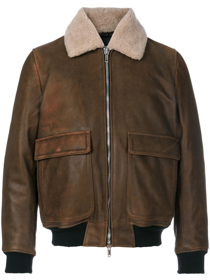 Msgm Sporting Coat - Brown