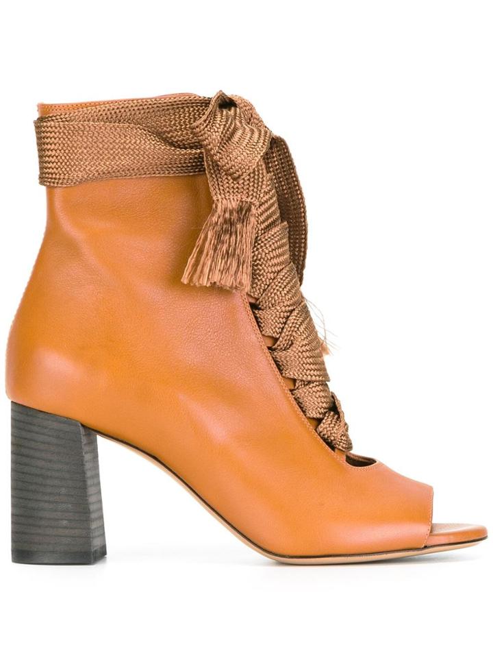 Chloé Harper Booties - Brown