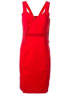 Prada Pre-owned Fitted Dress - Red