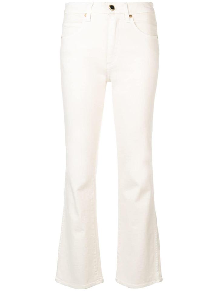 Khaite The Vivian Jeans - White