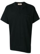 Maison Flaneur Asymmetrical T-shirt - Black