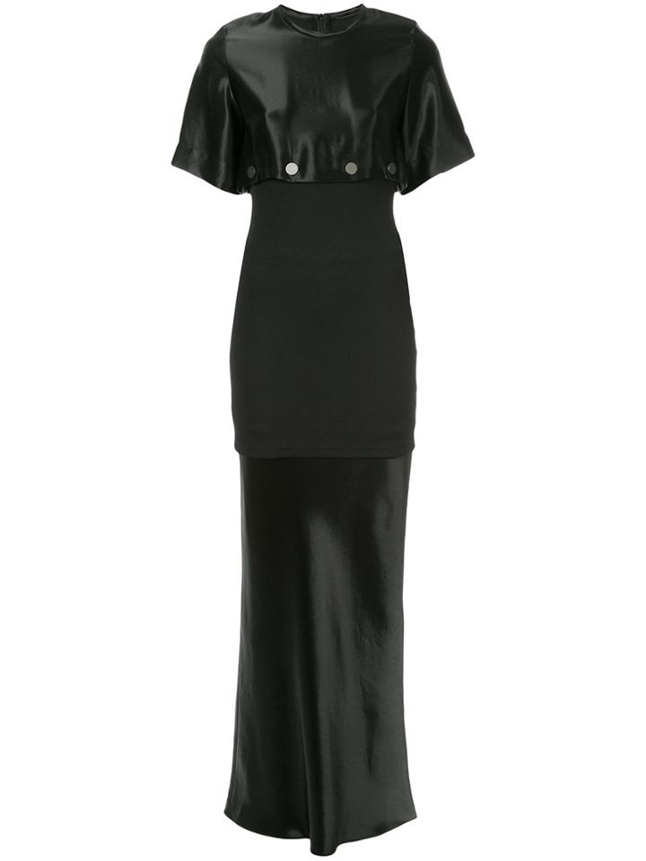 Christopher Esber Long Panelled Dress - Black
