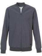 Wings+horns Zipped Shirt Jacket - Grey