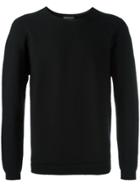 Emporio Armani Plain Sweatshirt - Black