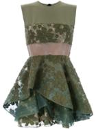 Alex Perry 'eloise' Dress, Women's, Size: 8, Green, Cotton/polyester/acetate