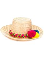 Folkloore Folkloore - Woman - Colombian Straw Hat - Neutrals