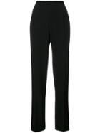 Moschino Vintage High Waisted Tailored Trousers - Black