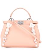 Fendi - Peekaboo Tote - Women - Calf Leather - One Size, Pink/purple, Calf Leather